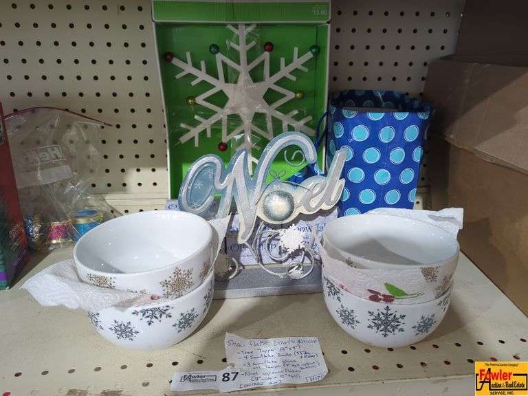 Snowflake Bowls & More (H176) image