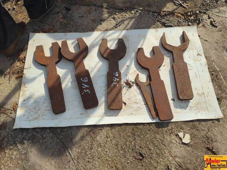 Large Lot of Industrial Wrenches image