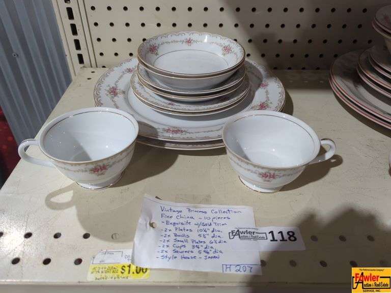 Vintage Princess Collection Fine China-10 Pieces (H207) image