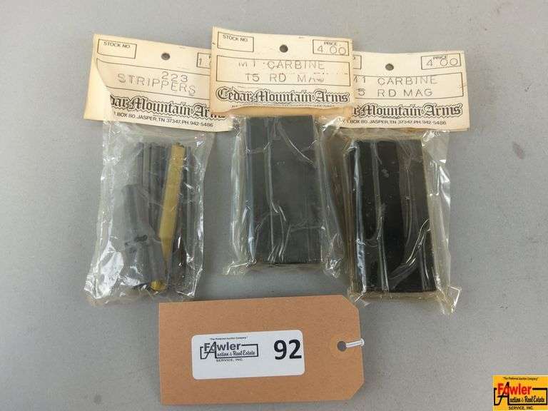 M1 Carbine Strippers and 5 Round Magazines image