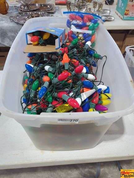 Tote With Christmas Lights image