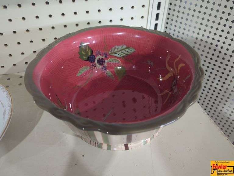 Vintage Tracy Porter 'In The Garden' Salad Serving Bowl (H255) image