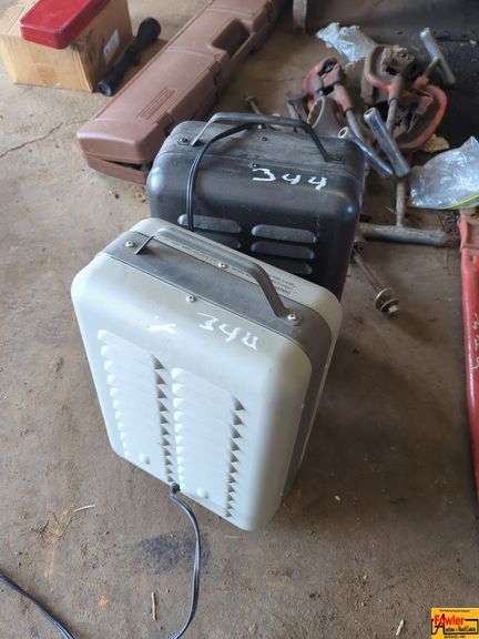 Pair of Portable Electric Heaters image