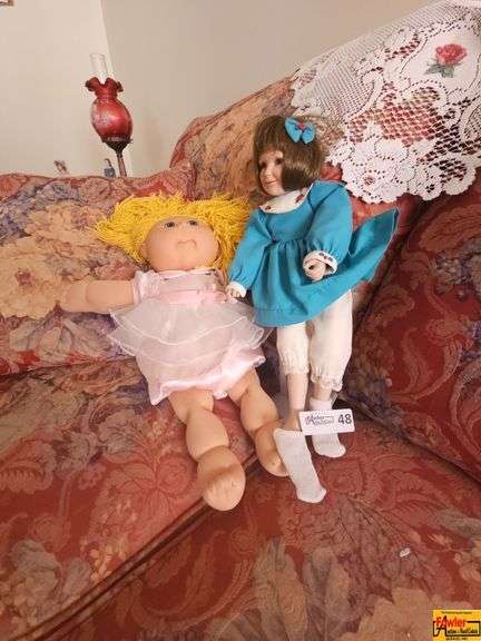 Cabbage Patch Doll & Porcelain Doll image