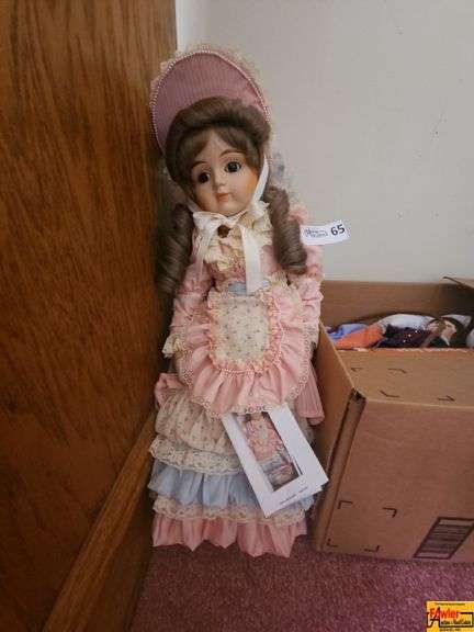 Porcelain Doll on Stand image