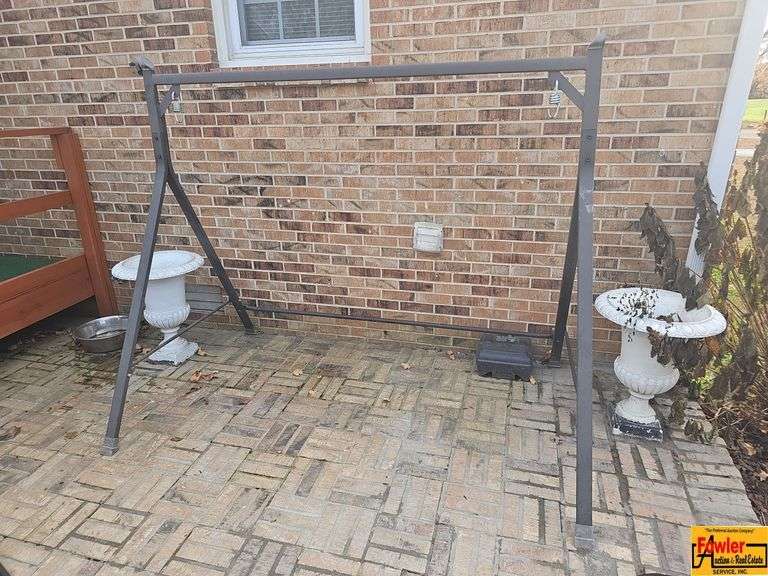 (2) Outdoor Planters (Swingset frame is not included) image