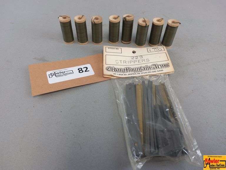 .223 Stripper Clips - Spools of Metal Wire image