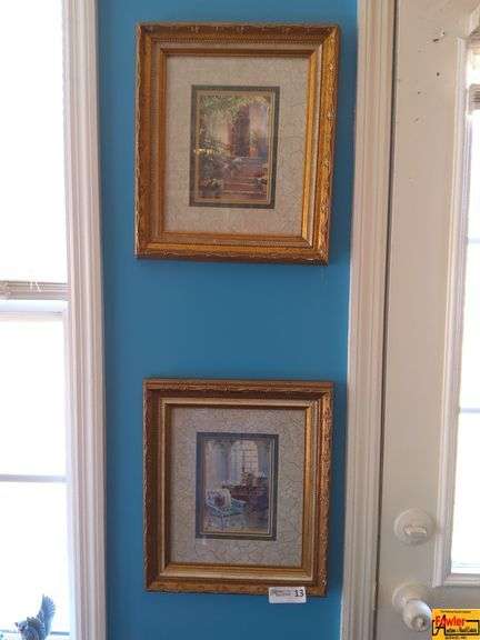 Two Framed & Matted Pictures image