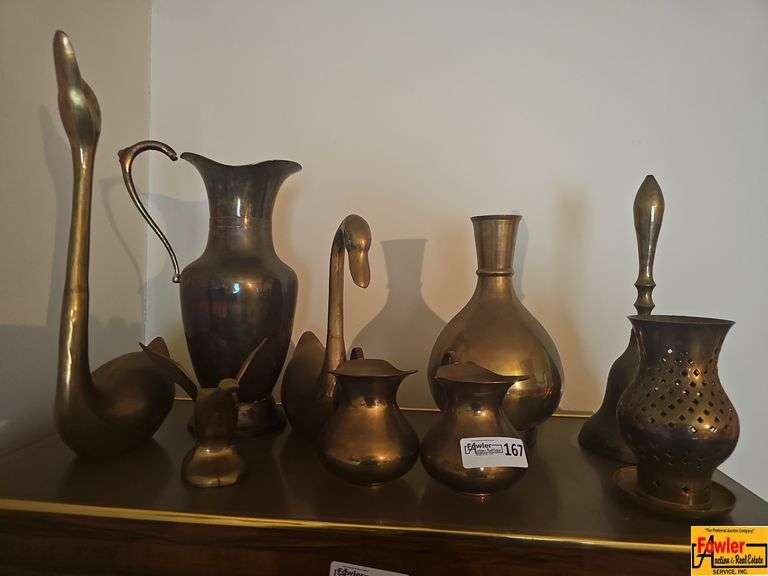 Collection of Decorative Metal Home Accents (Cabinet Not Included) image