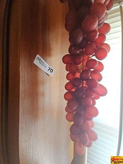 Decorative Plates & Grape Hanging Vine image