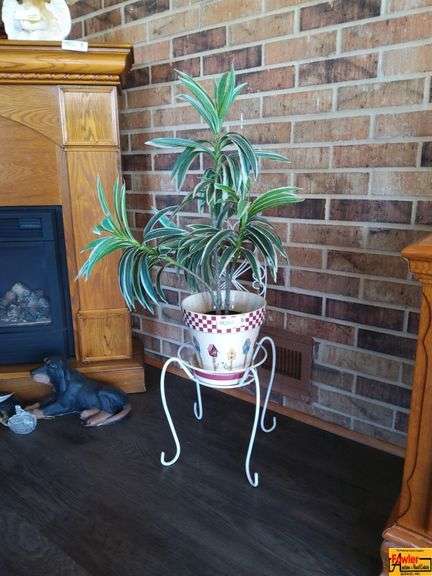 Faux Planter In Plant Stand image