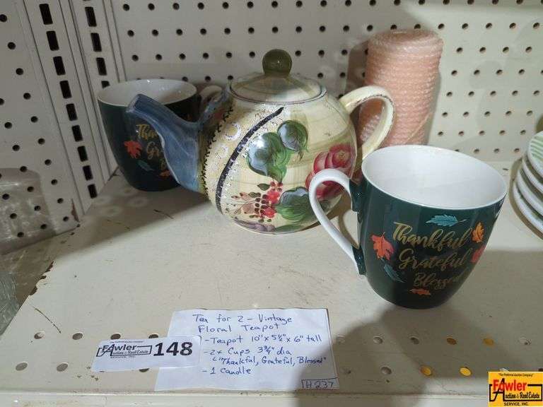 Tea for 2 - Vintage Floral (H237) image