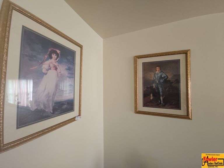 Framed & Matted Pinkie & Blue Boy by Sir Thomas Lawrence image