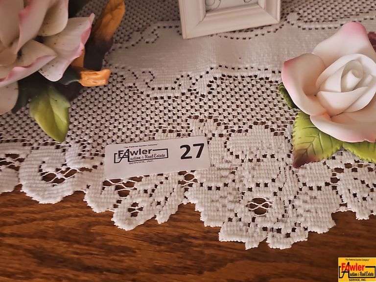 Contents on Shelf of Entertainment Center (Figurines & More) image