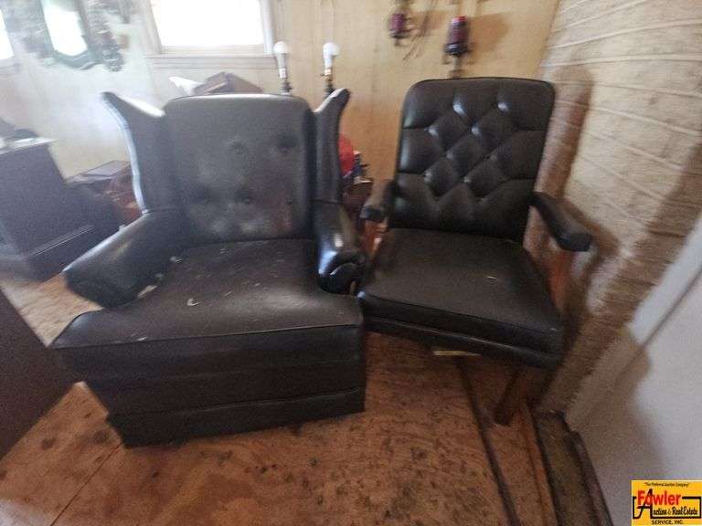 Two Leather Chairs image