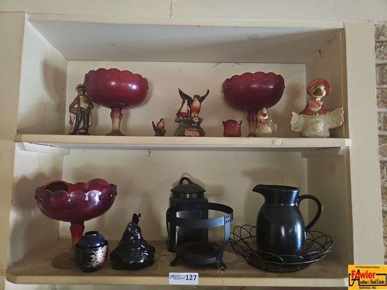 Glass Bowls and Figurines image