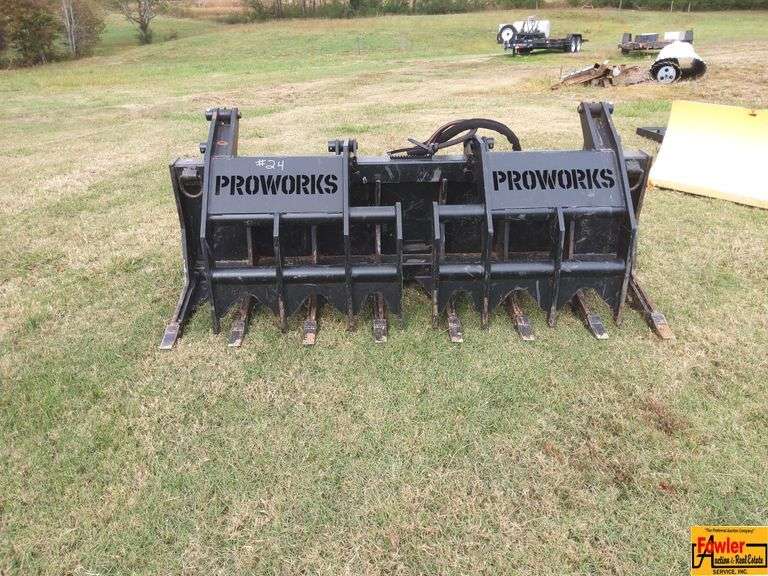 Pro Works Root Rake Grapple, 84", GP6884, 1235 lb image
