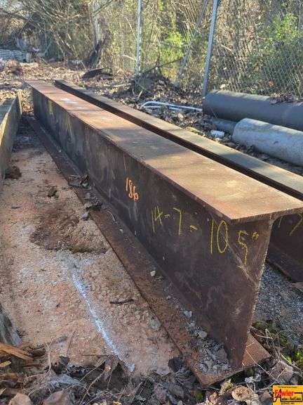 Steel I-Beam, 10x4 1/2, 17'x9" image