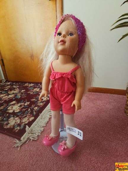 Porcelain Doll on Stand image