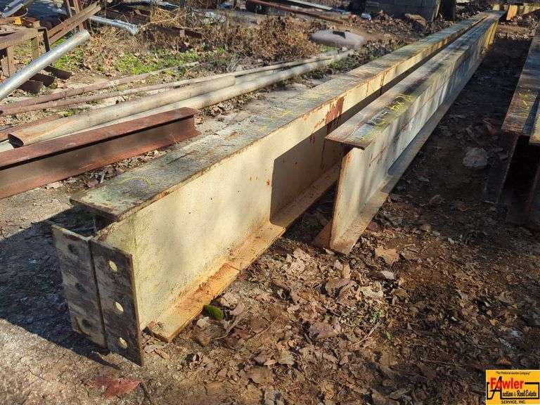 (2) Steel I-Beams, 12x4x17 image
