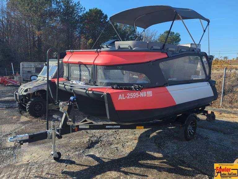 2024 Sea-Doo Switch 130 Compact With Trailer, has transferrable warranty; 19.6 hrs (Titled) image