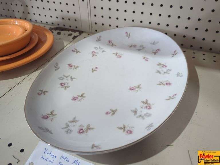 Vintage 1970s Mikasa 'Festival' Serving Platter (H260) image