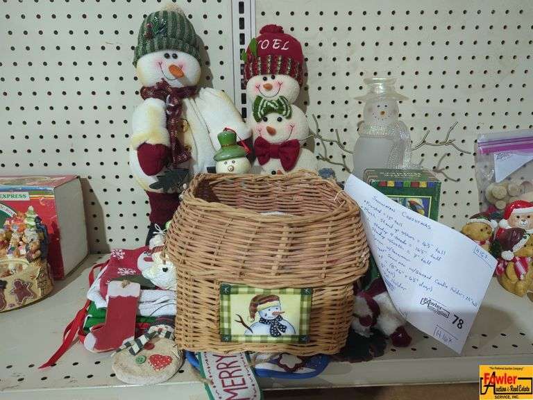 Christmas Snowman(H167) image