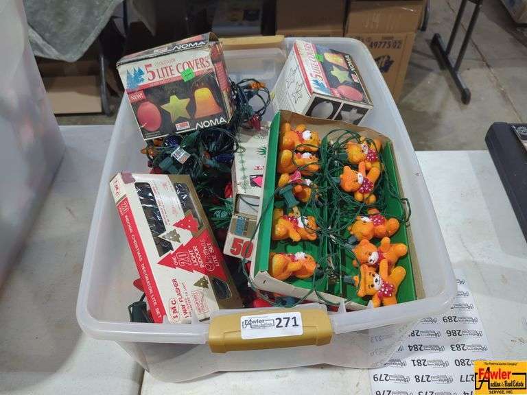 Tote With Christmas Lights image