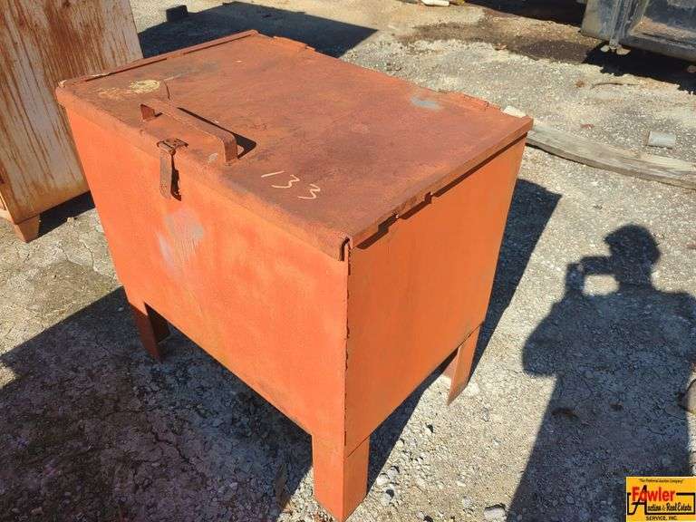 Metal Tool Box with Contents image