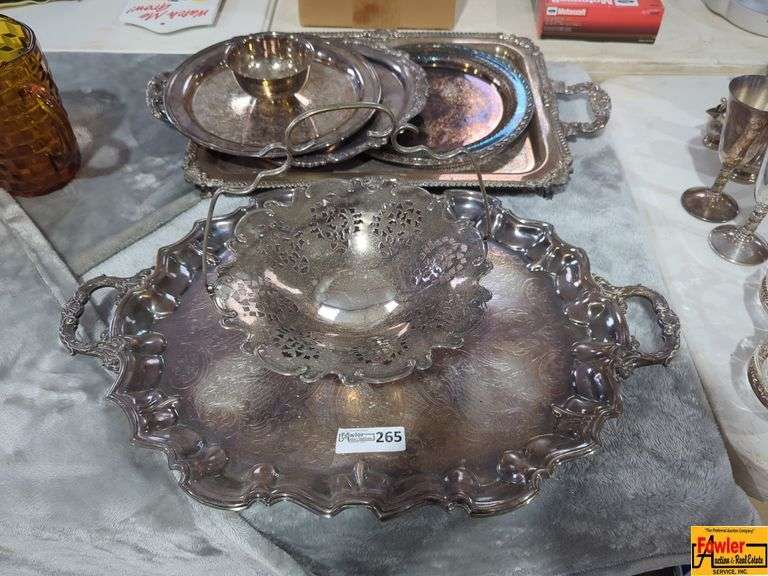 Ornate Silver Platters image