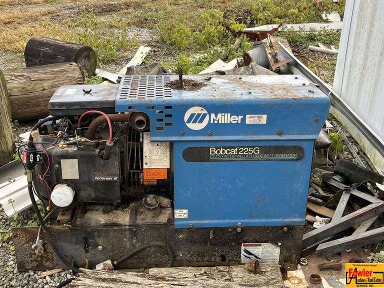 Miller Bobcat 225G AC/DC Welder - 8000 Watt Generator; 80 hrs image