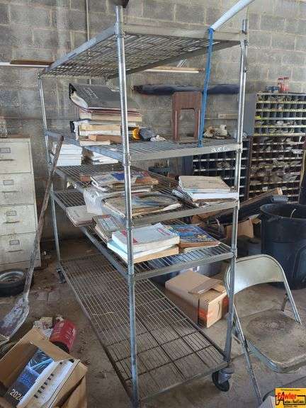 Metal Roll-Around Shelf image