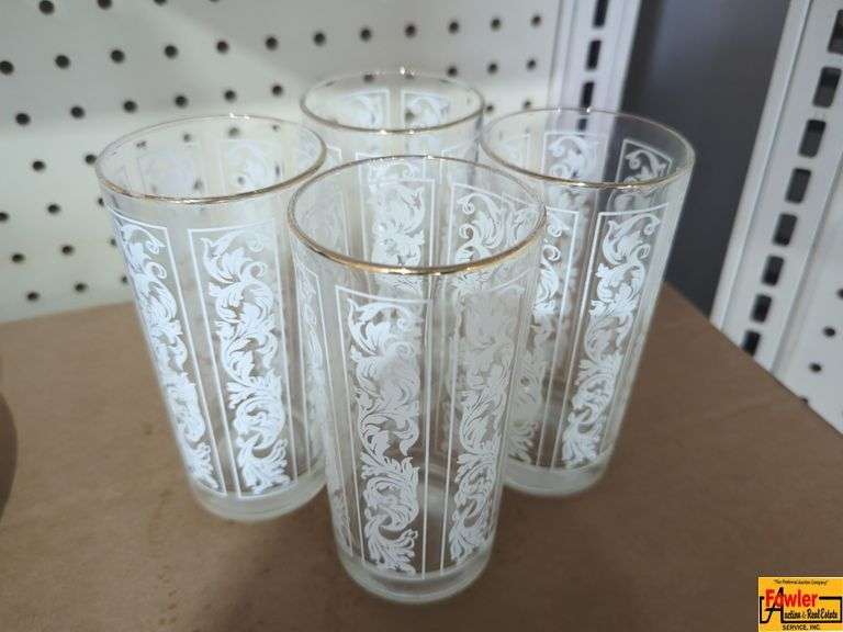 4 Mid-Century Glasses (H266) image