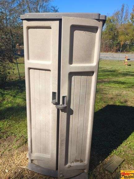 Vertical Storage Shed With Contents image