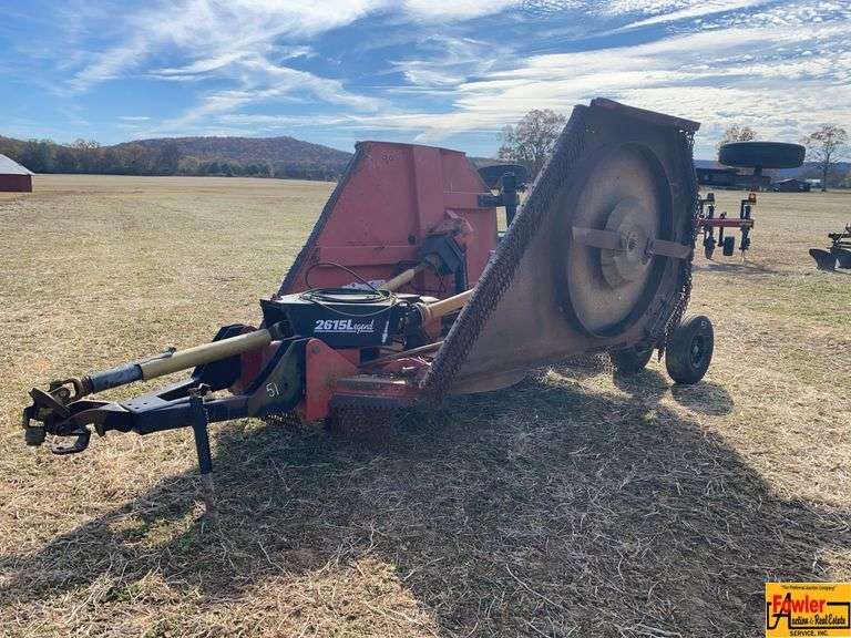 2615 Legend Bushhog Brand 15' Bat Wing Bush Hog With Solid Wheels, H/D image