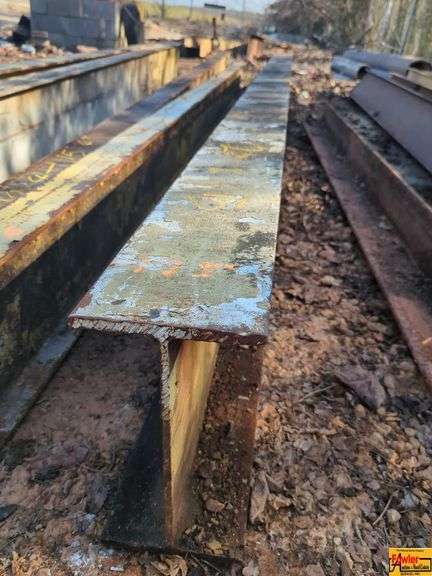 Steel I-Beam, 12x6 1/2, 15' Long image
