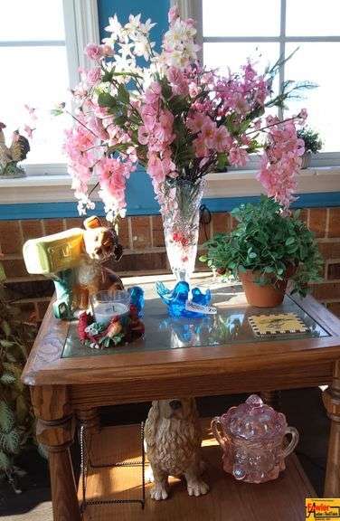 Contents on End Table (Table Sold in Lot 10) image