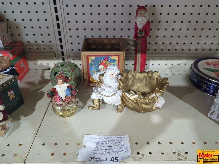 (4) Artist Santas (H134) image