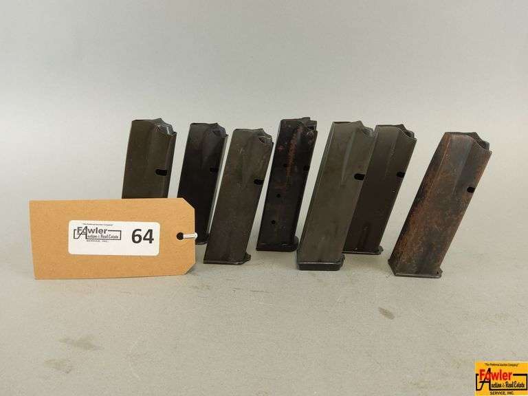 Lot of 8 Pistol Magazines image