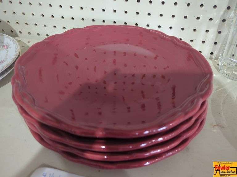 4 Vintage Tracy Porter 'In the Garden' Plates (H245) image