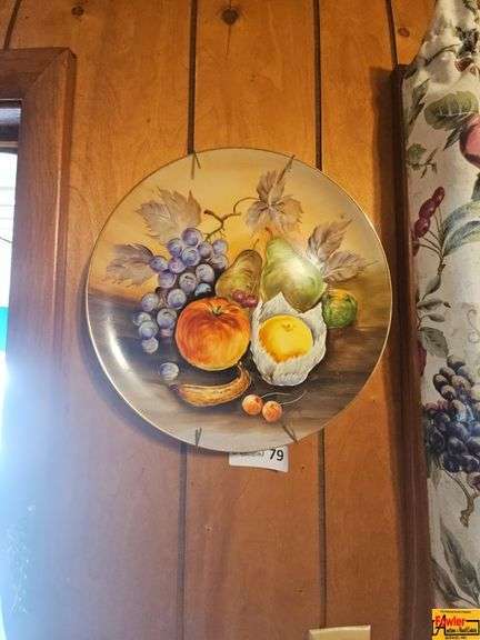Decorative Plate Featuring a Fruit Still Live image