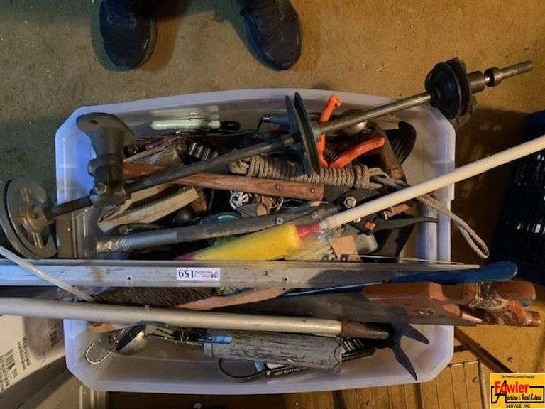 Tote of Assorted Tools image