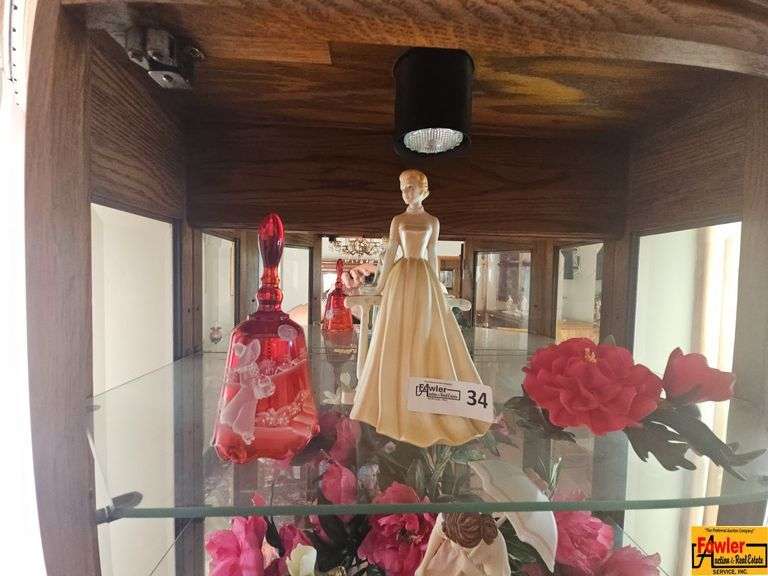 Contents of top shelf of Curio Cabinet image