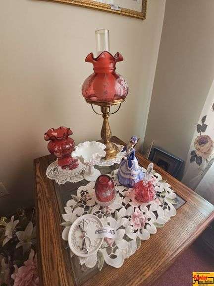 Contents on End Table (Table sold in Lot 42) image