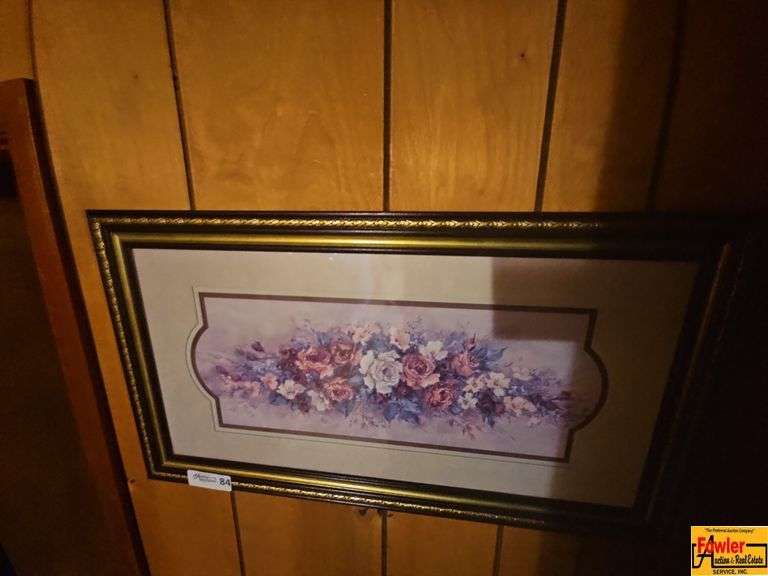 Framed Art Print of "Barbara's Roses" by Barbara Mock image