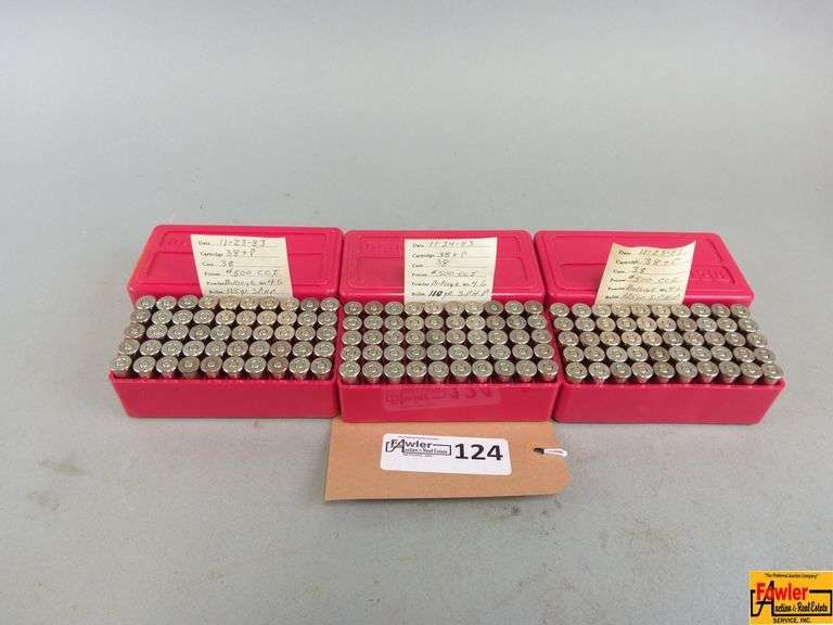 Hand Loaded .38 Special Cartridges image