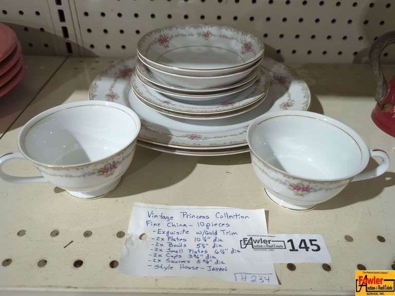 Vintage Princess Collection Fine China-10 Pieces (H234) image