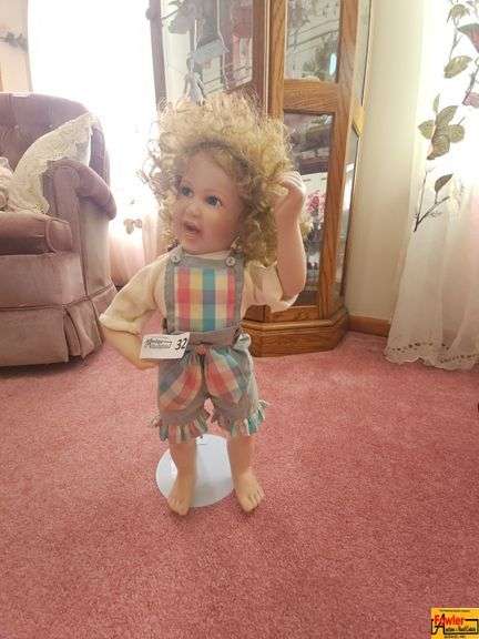 Porcelain Doll on Stand image