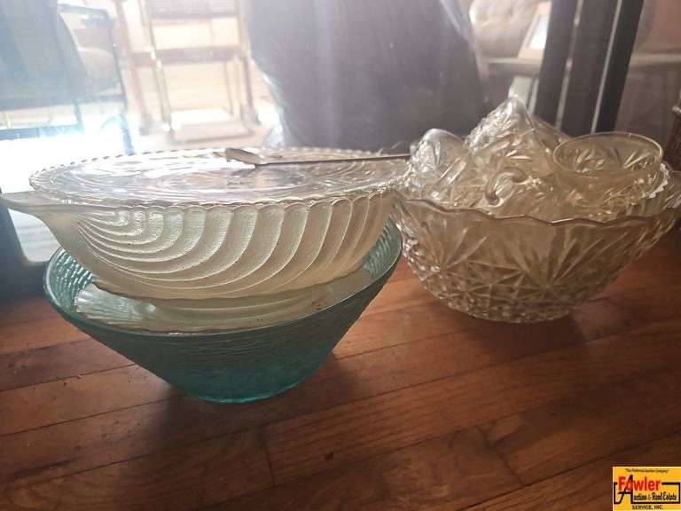 Group of Decorative Glass Bowls image