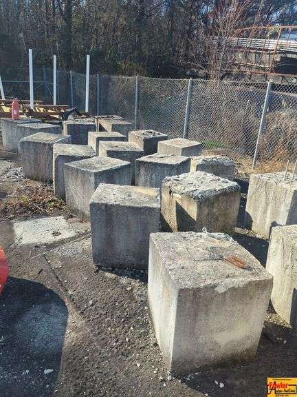 Large Concrete Blocks, approx. 700 lbs. each image